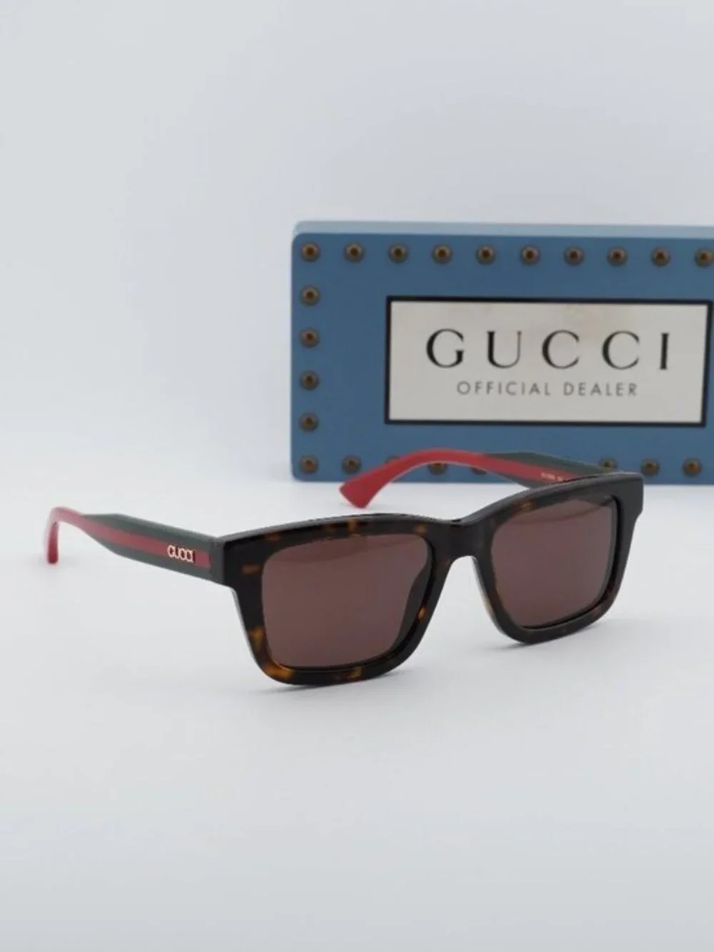 Gucci GG1869S 002 Square Sunglasses - Havana / Brown